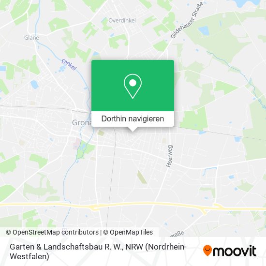 Garten & Landschaftsbau R. W. Karte