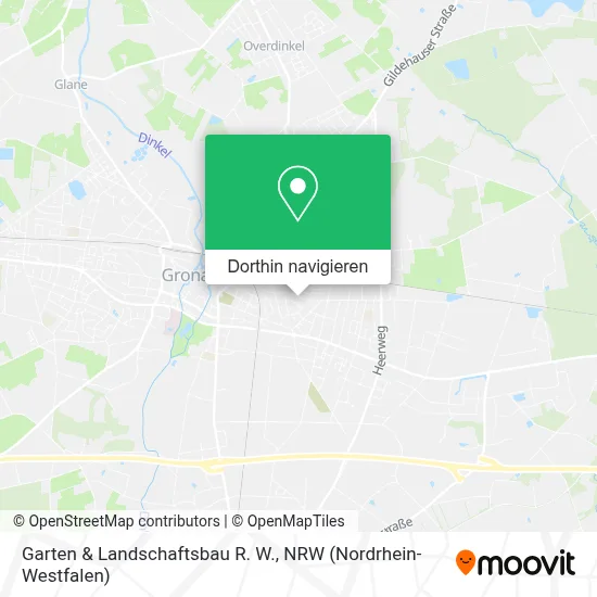 Garten & Landschaftsbau R. W. Karte