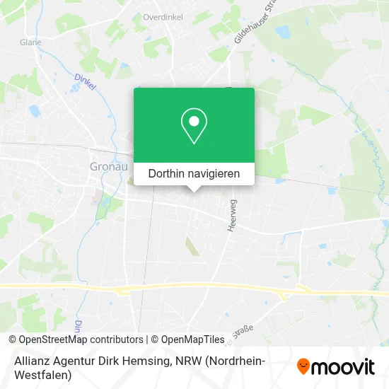 Allianz Agentur Dirk Hemsing Karte