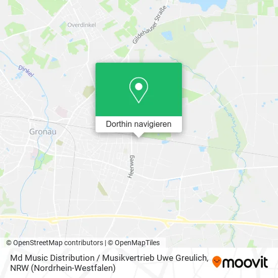 Md Music Distribution / Musikvertrieb Uwe Greulich Karte