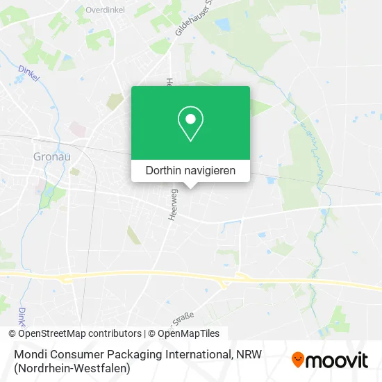 Mondi Consumer Packaging International Karte