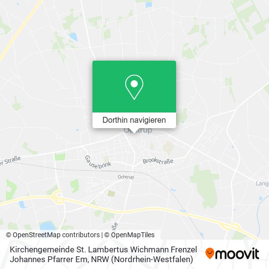 Kirchengemeinde St. Lambertus Wichmann Frenzel Johannes Pfarrer Em Karte