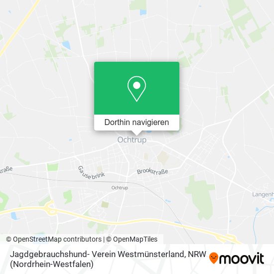 Jagdgebrauchshund- Verein Westmünsterland Karte
