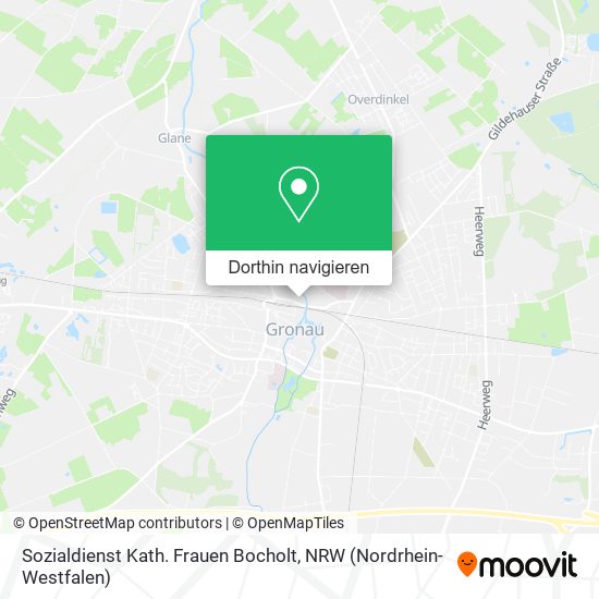 Sozialdienst Kath. Frauen Bocholt Karte