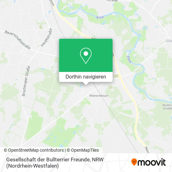 Gesellschaft der Bullterrier Freunde Karte