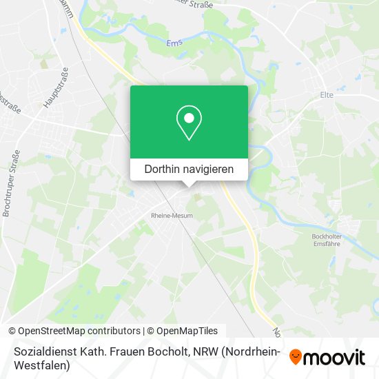Sozialdienst Kath. Frauen Bocholt Karte
