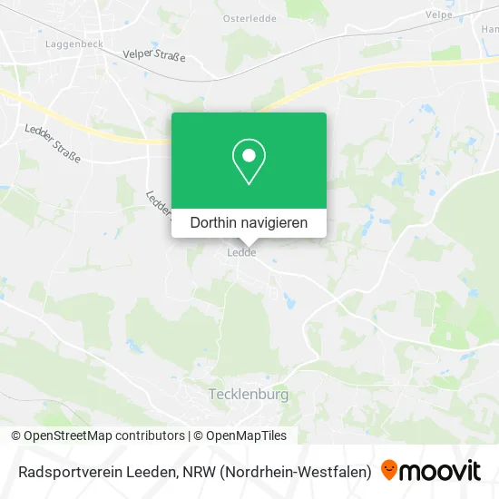 Radsportverein Leeden Karte