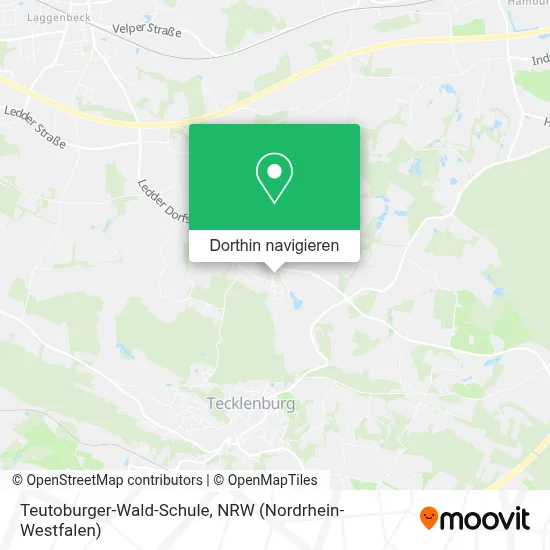 Teutoburger-Wald-Schule Karte