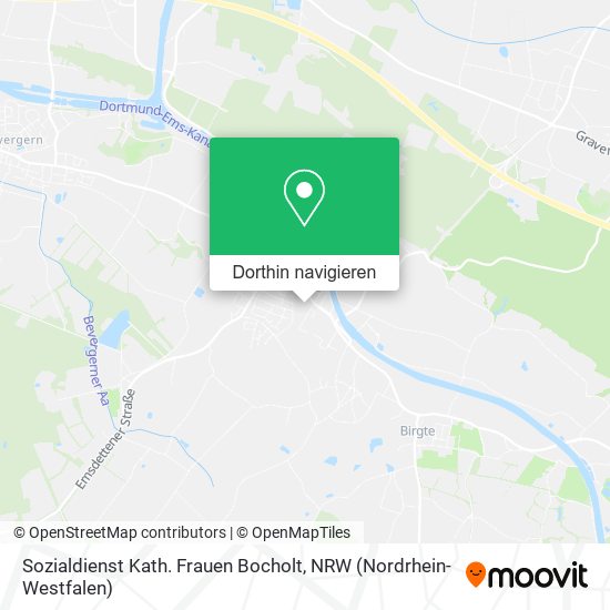 Sozialdienst Kath. Frauen Bocholt Karte