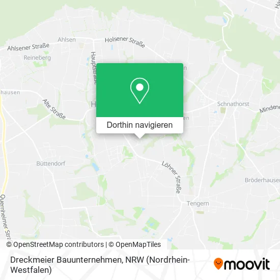 Dreckmeier Bauunternehmen Karte