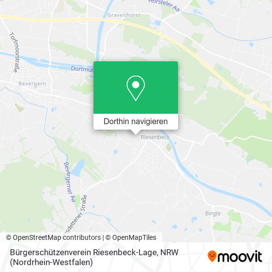 Bürgerschützenverein Riesenbeck-Lage Karte