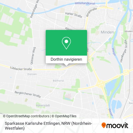Sparkasse Karlsruhe Ettlingen Karte