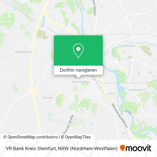 VR-Bank Kreis Steinfurt Karte