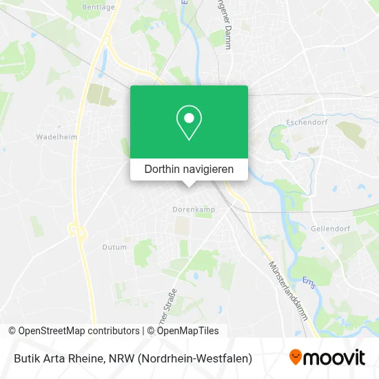 Butik Arta Rheine Karte