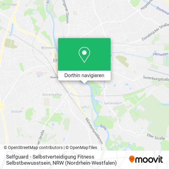 Selfguard - Selbstverteidigung Fitness Selbstbewusstsein Karte