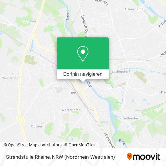 Strandstulle Rheine Karte