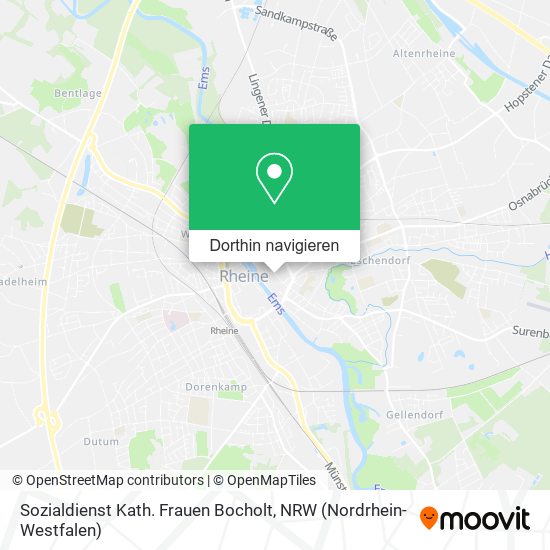 Sozialdienst Kath. Frauen Bocholt Karte