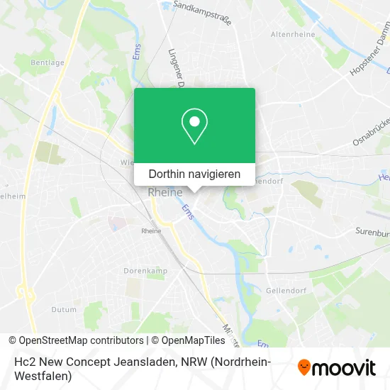 Hc2 New Concept Jeansladen Karte