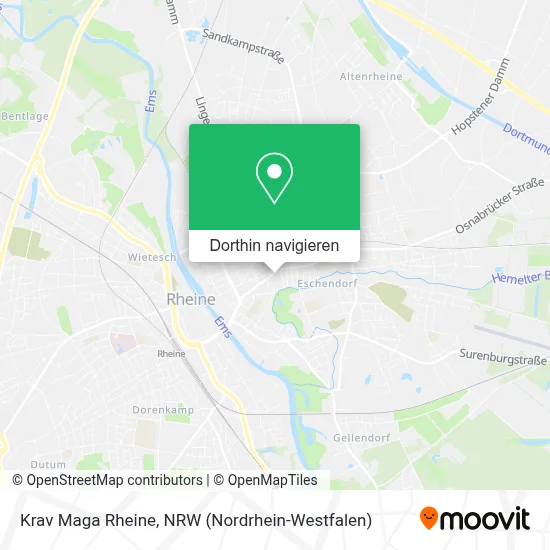 Krav Maga Rheine Karte
