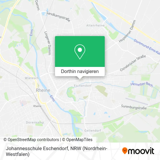 Johannesschule Eschendorf Karte