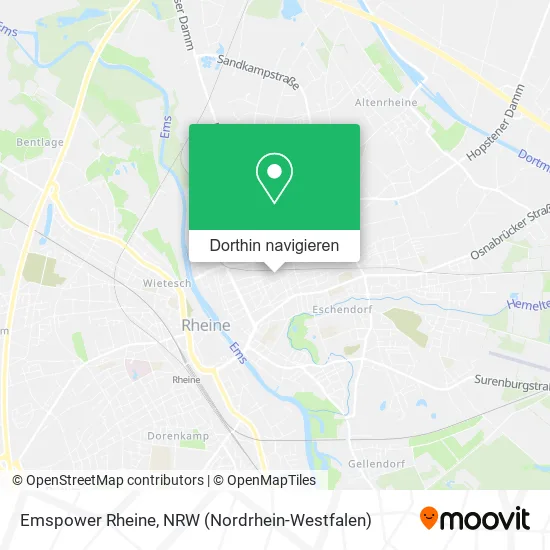 Emspower Rheine Karte