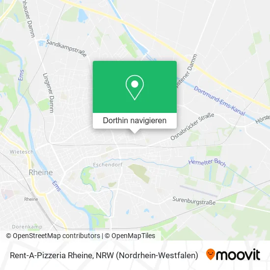 Rent-A-Pizzeria Rheine Karte