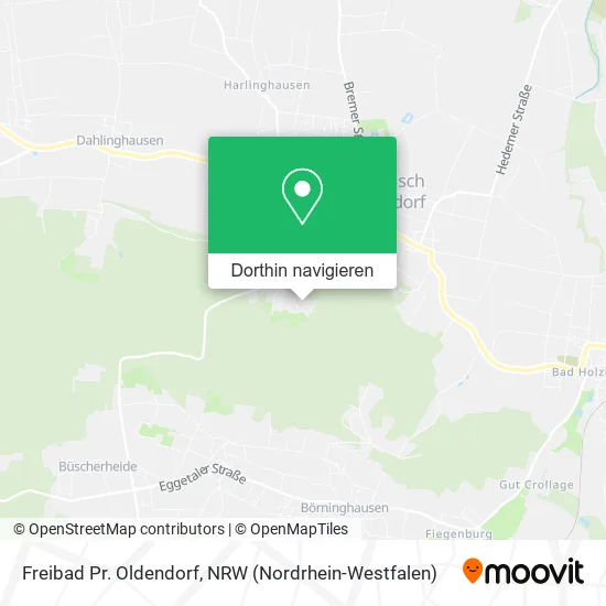 Freibad Pr. Oldendorf Karte