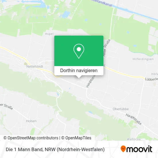 Die 1 Mann Band Karte