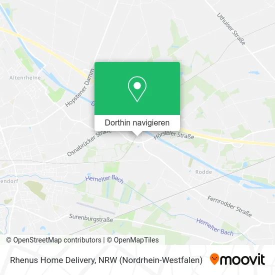 Rhenus Home Delivery Karte