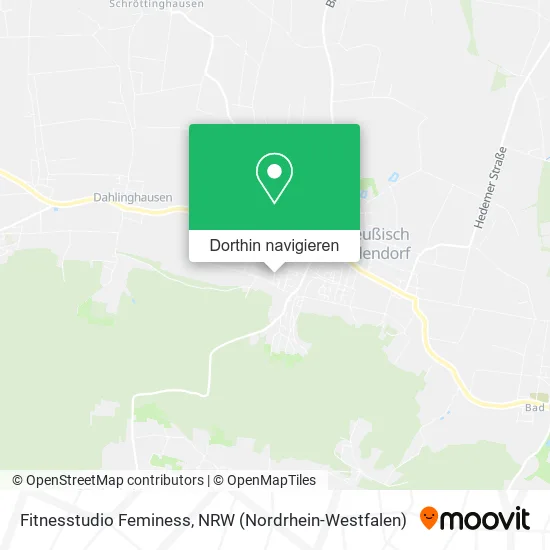 Fitnesstudio Feminess Karte