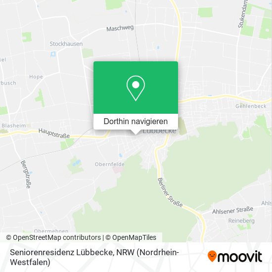 Seniorenresidenz Lübbecke Karte