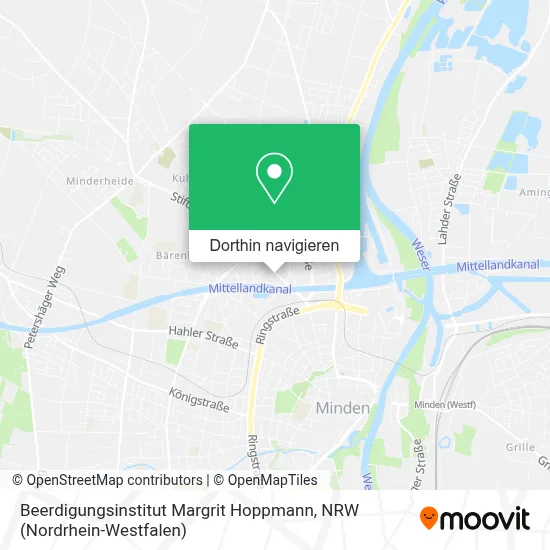 Beerdigungsinstitut Margrit Hoppmann Karte