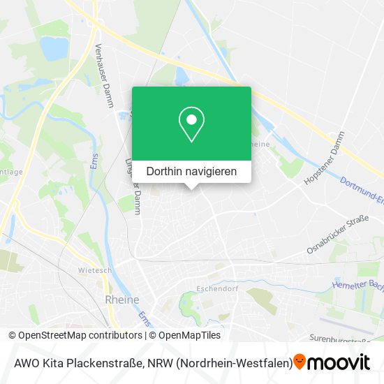 AWO Kita Plackenstraße Karte
