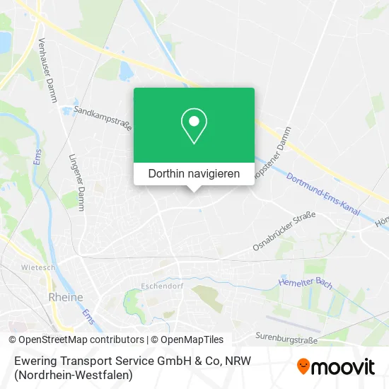 Ewering Transport Service GmbH & Co Karte