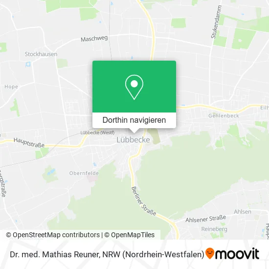 Dr. med. Mathias Reuner Karte