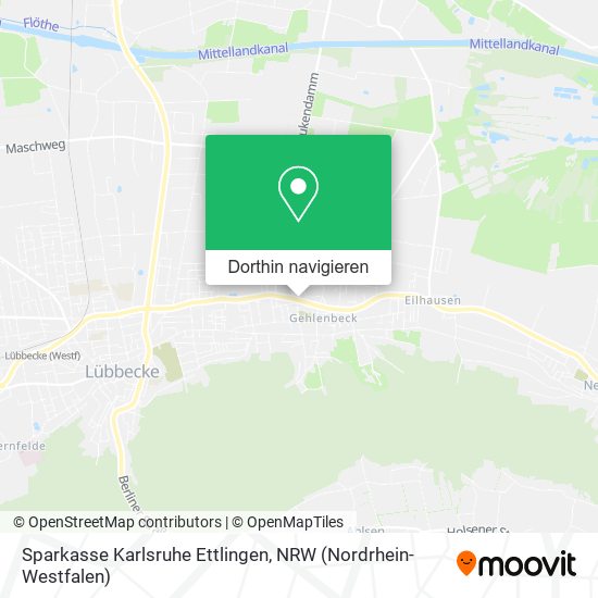 Sparkasse Karlsruhe Ettlingen Karte