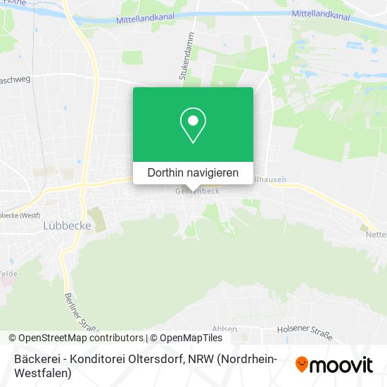 Bäckerei - Konditorei Oltersdorf Karte