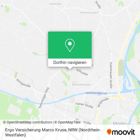 Ergo Versicherung Marco Kruse Karte