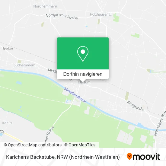 Karlchen's Backstube Karte