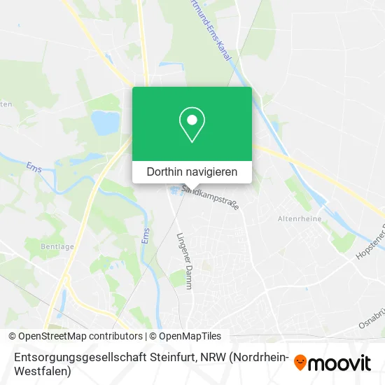 Entsorgungsgesellschaft Steinfurt Karte