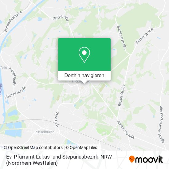 Ev. Pfarramt Lukas- und Stepanusbezirk Karte