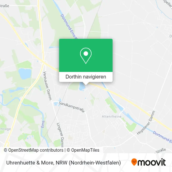 Uhrenhuette & More Karte