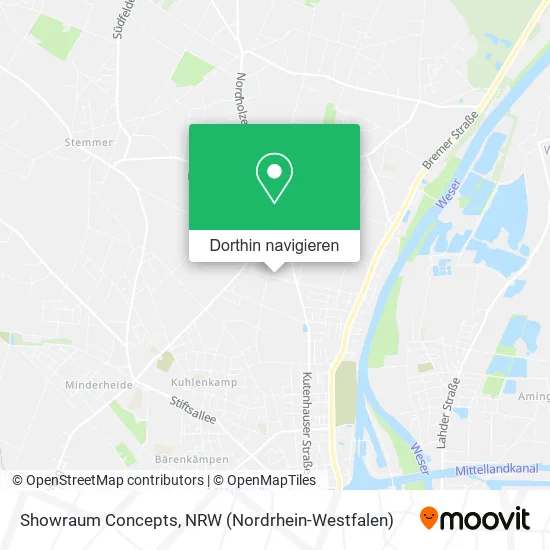 Showraum Concepts Karte