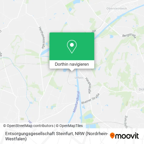 Entsorgungsgesellschaft Steinfurt Karte