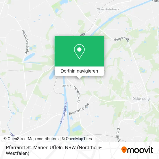 Pfarramt St. Marien Uffeln Karte