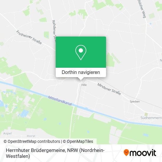 Herrnhuter Brüdergemeine Karte