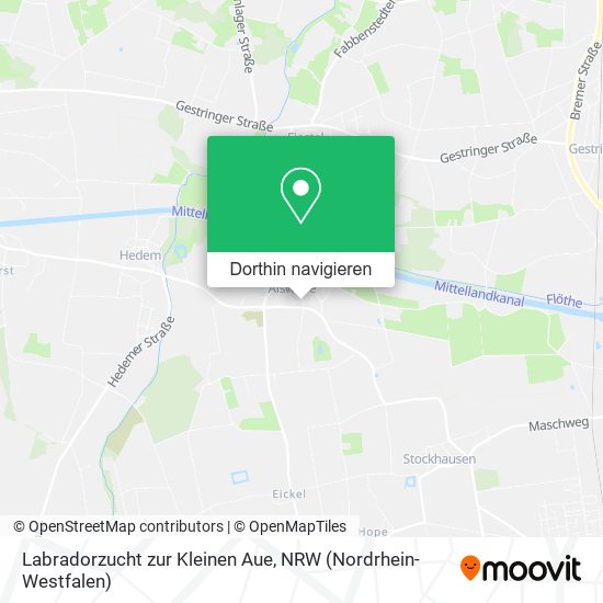 Labradorzucht zur Kleinen Aue Karte