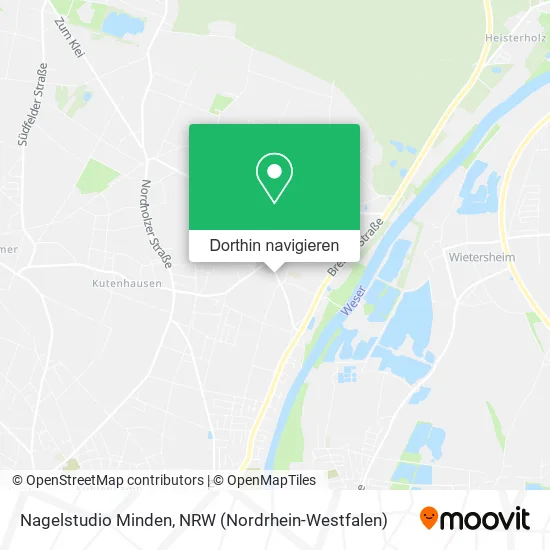 Nagelstudio Minden Karte