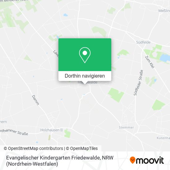 Evangelischer Kindergarten Friedewalde Karte