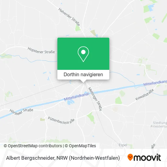 Albert Bergschneider Karte